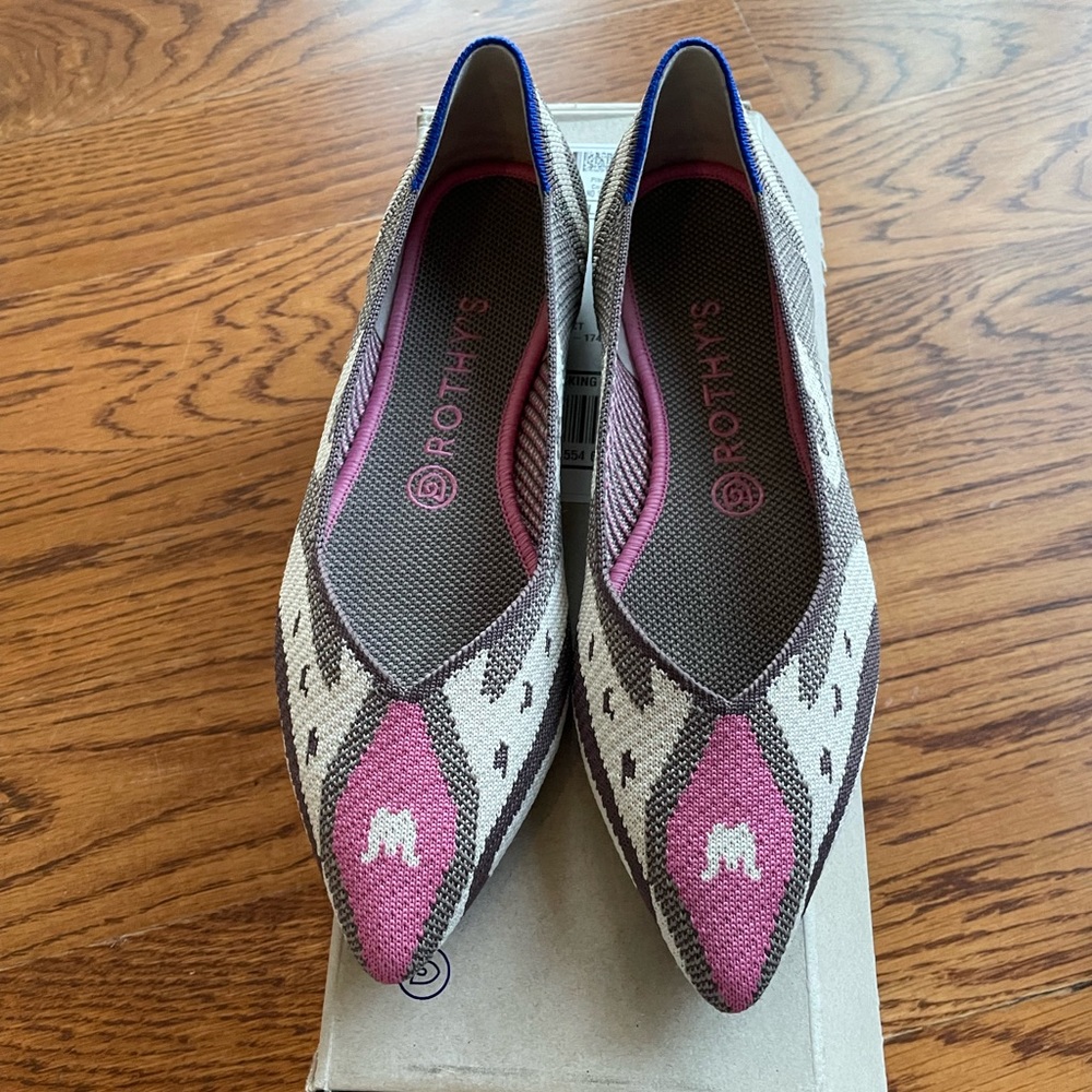 Rothy’s Moroccan Rose Points Size 9